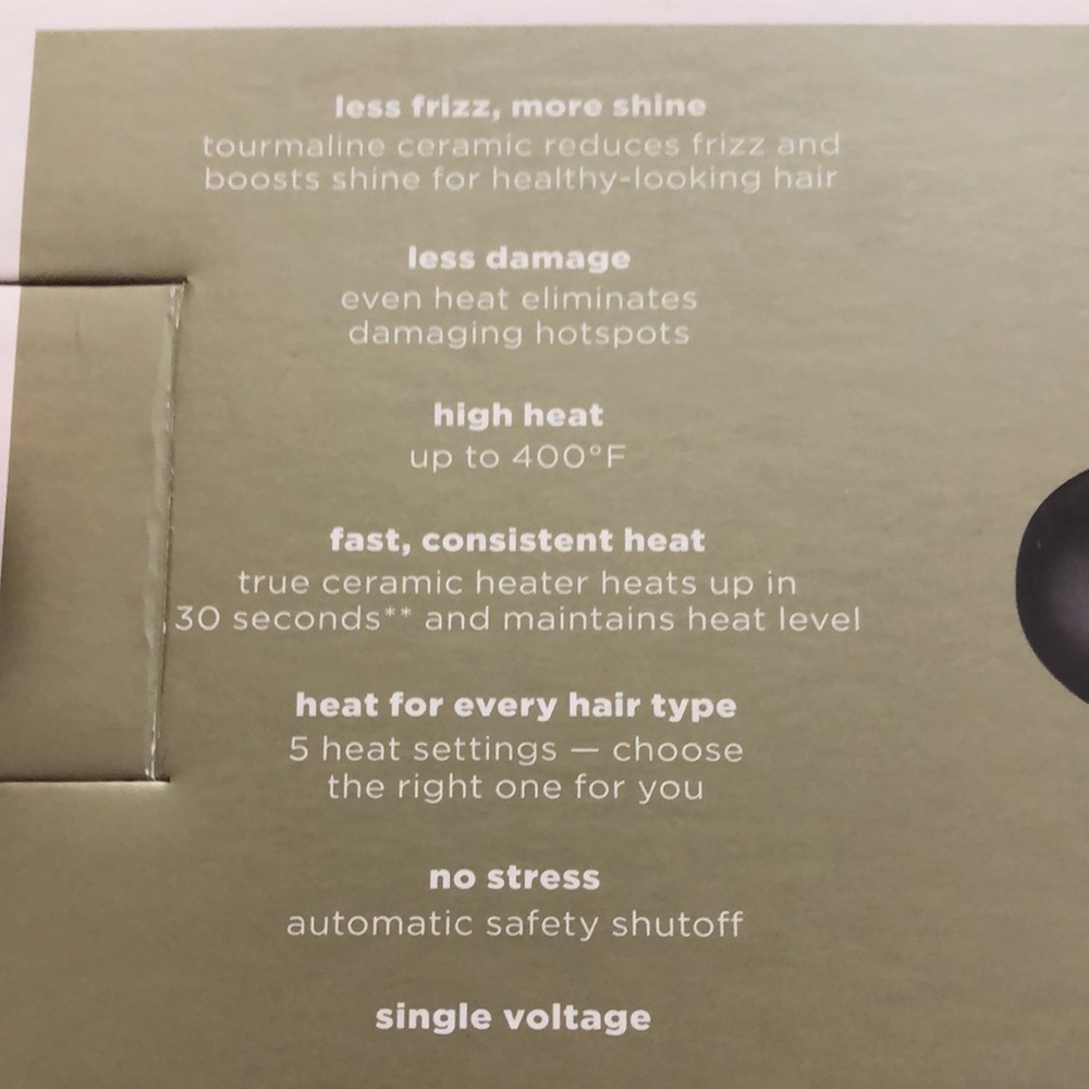 CONAIR • InfinitiPro Be the Pro Tourmaline Ceramic Curling Iron Gold & Black - Picture 13 of 16